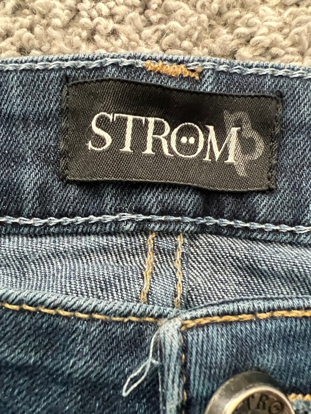 Ström Women’s Nio High Rise Skinny Jeans in Storm Wash Blue - Size 29 - Picture 6 of 16